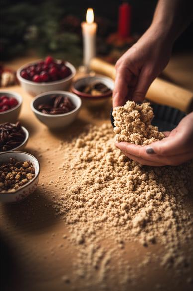  праздничный ореховый тарт