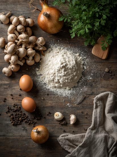  рецепт домашней лапши с лесными грибами