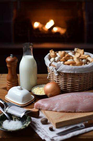 рецепт кокота с грибами