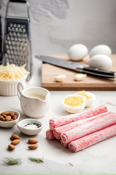  рецепт крабовые рафаэлло