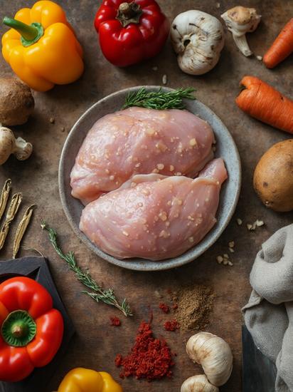  Рецепт куриного филе с овощами