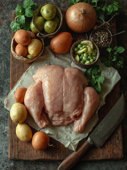 рецепт оливье с курицей