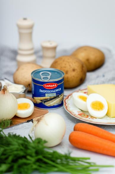  рецепт салата мимоза