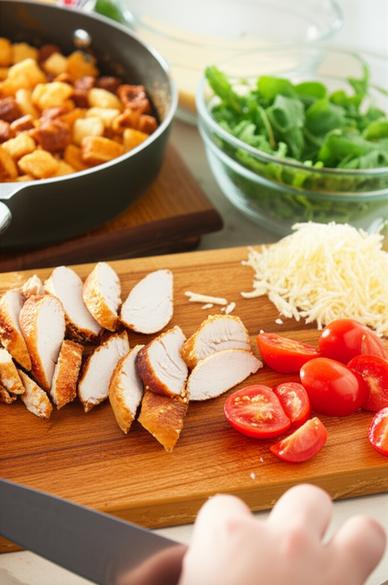  рецепт салата с копченой курицей