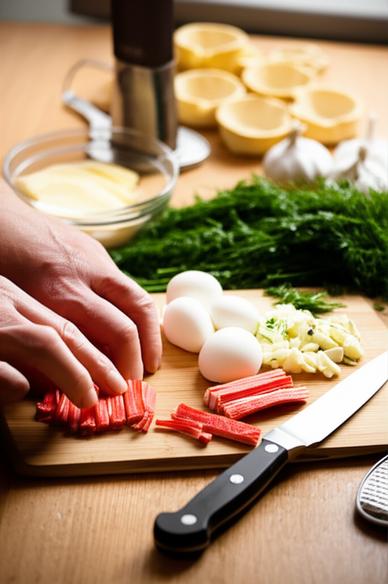  рецепт тарталеток с крабовыми палочками