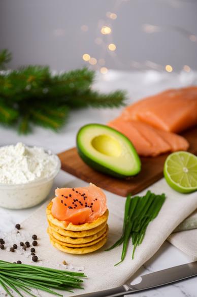  рецепт тарталеток с лососем и авокадо