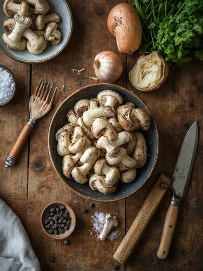  рецепт вешенок на сковороде