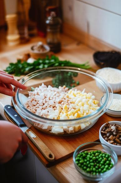  Салат Киевский пошаговый рецепт