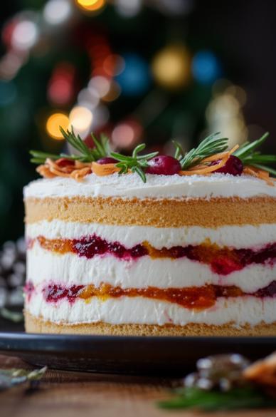  торт на Новый год