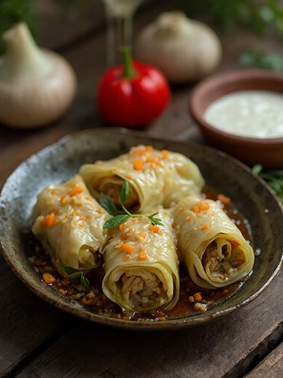  вегетарианские голубцы