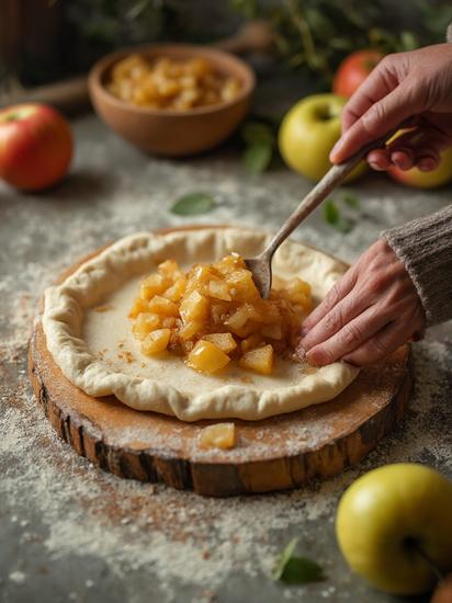  яблочные пирожки в духовке