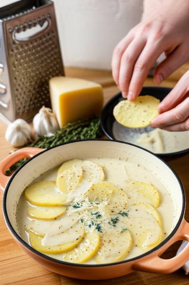 запеченный картофель с соусом