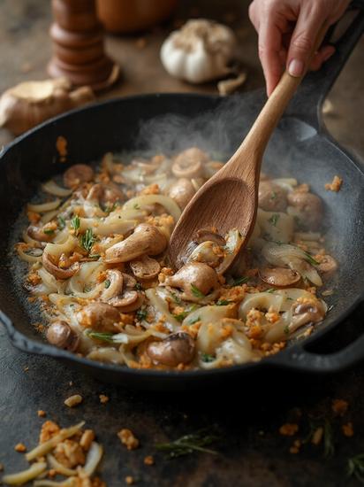  жареные вешенки рецепт