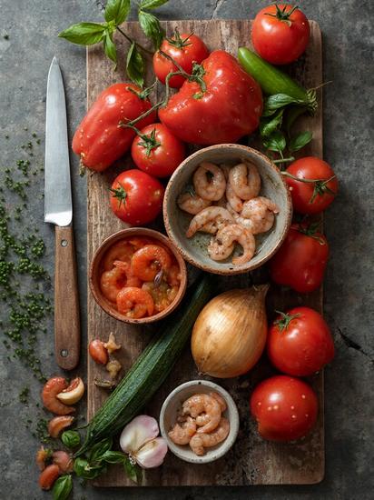  гаспачо с креветками