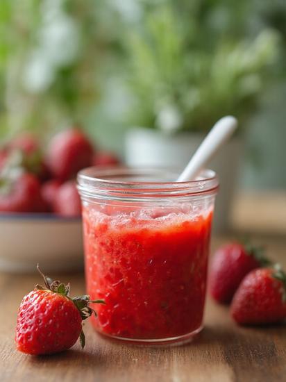  клубника протертая с сахаром на зиму