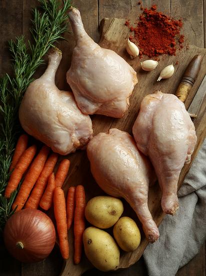  курица с картошкой в духовке