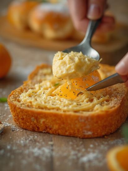  мандариновый рулет