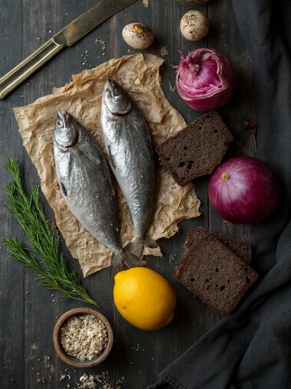 новогодние канапе с селедкой