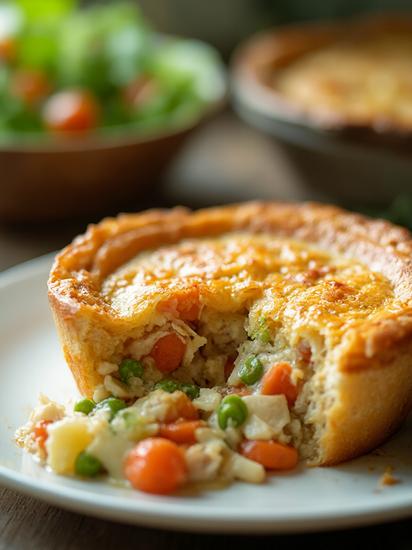  пошаговый рецепт пирога с курицей и овощами