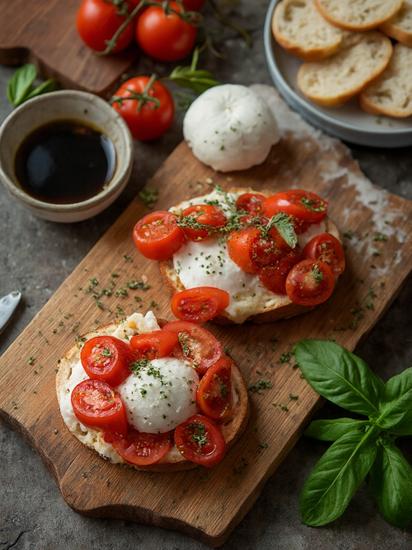 простые рецепты брускетты