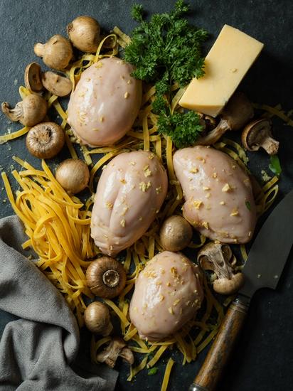 рецепт феттучини с курицей