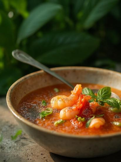  рецепт гаспачо с креветками