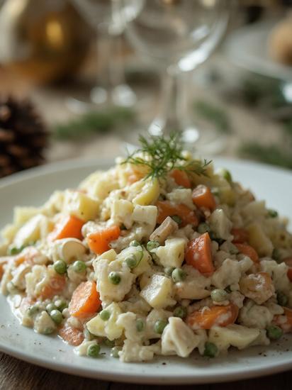  рецепт постного оливье без мяса