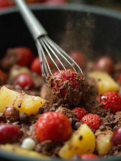  салат с ягодами