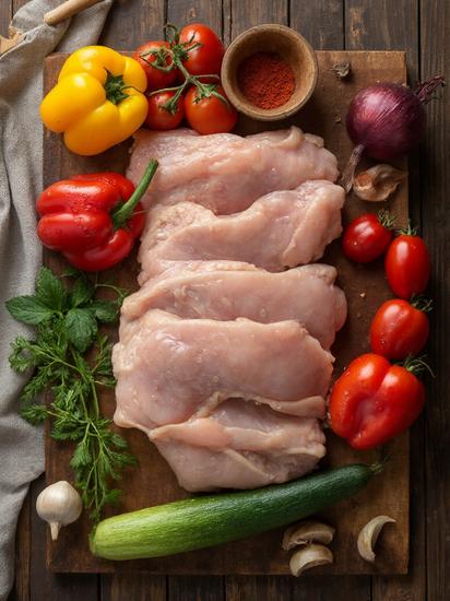  шашлык из курицы