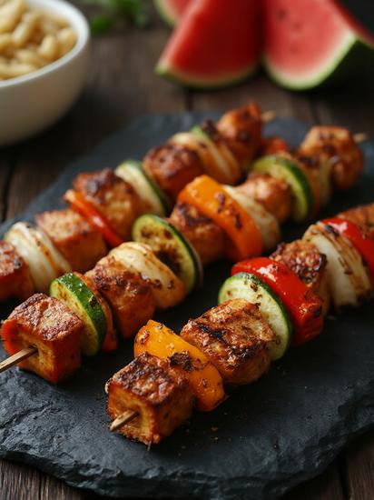  сочные куриные шашлычки