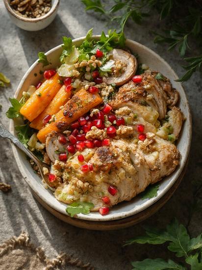  вкусный салат с гранатом