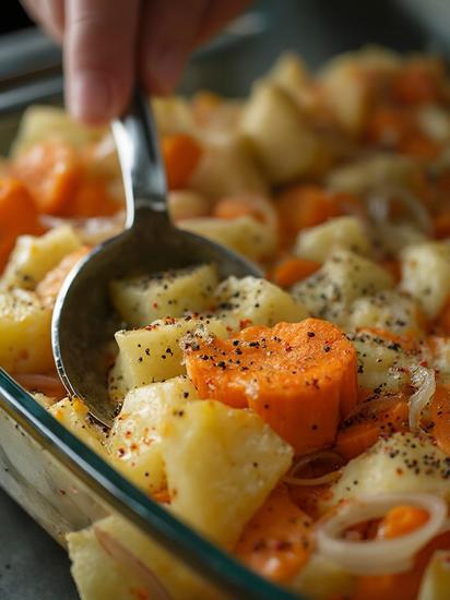  запеченная курица с картошкой