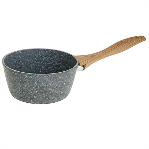 Ковш Ø16см, 1,5 л алюминиевый литой Alpenkok AK-71N "Grey marble"