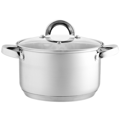Кастрюля Webber BE-113/2, D=22см, 5.2л, с крышкой — изображение 1